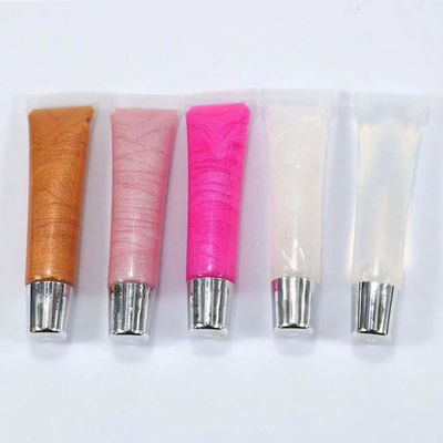 Waterproof 5 Colors Private Label Lip Gloss , Clear Gloss Lip Gloss